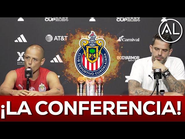 ¡FERNANDO GAGO y CHICHARITO CONFERENCIA de PRENSA CHIVAS PREVIO al JUEGO VS GALAXY en LEAGUES CUP