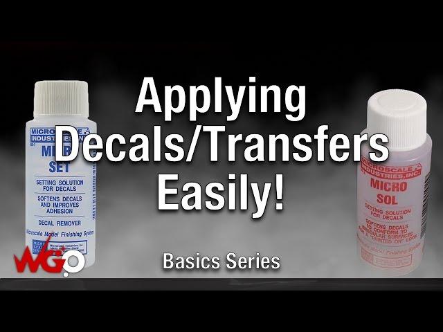 Applying Decals/Transfers Easily!