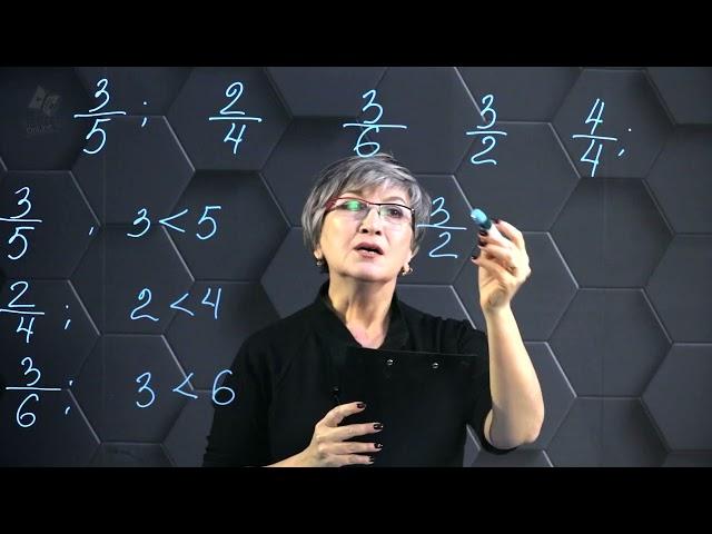 Proper and improper fractions. Part 1.