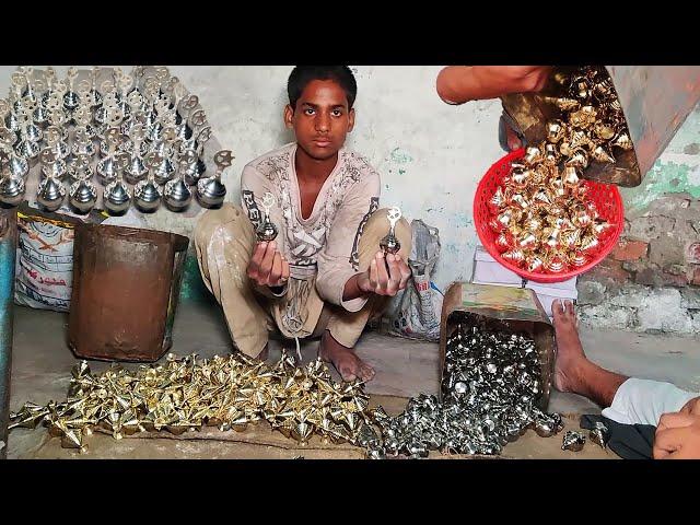 Surma Dani making Process with Sand Mold - Brass Casting Technique - Brass Item Making