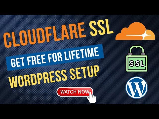 Cloudflare SSL WordPress Setup 2024 | How to Install SSL on WordPress Website Free (for LIFETIME)