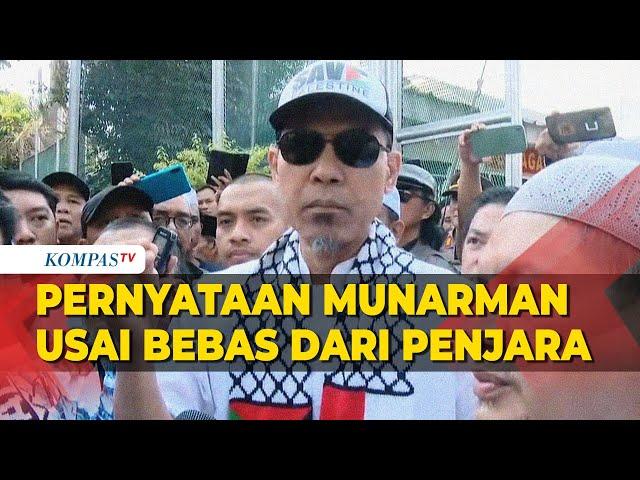 [FULL] Pernyataan Eks Jubir FPI Munarman Usai Bebas dari Penjara