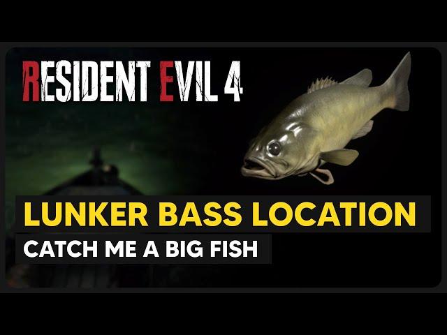 Resident Evil 4 Remake - Catch Me A Big Fish (Lunker Bass Location)