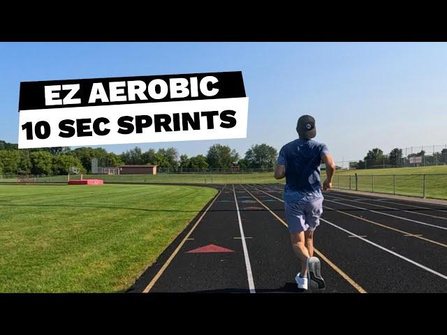 Stryd Easy Aerobic Workout Today with 3x10 Second Intervals. Chicago Marathon 2024 Daily Vlog.