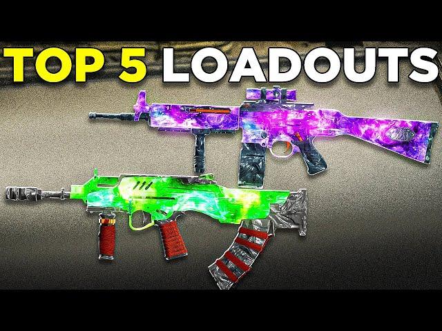 TOP 5 *META* ASSAULT RIFLE LOADOUTS in WARZONE!  (Warzone Best Class Setups) - BO6