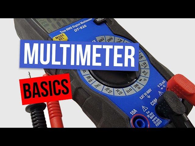 How to Use a Multimeter for Beginners: A Easy Tutorial! Test for Voltage, Current & Resistance