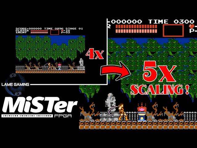 MiSTer FPGA Best Graphics/ Video Settings for me ||| 5x SCALING ||| How to enable it