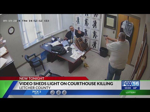 Video shows courthouse shooting that took the life of Letcher County judge