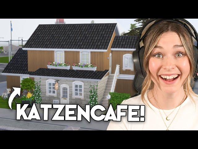The big renovation at the CAT CAFE in The Sims 4! | simfinity