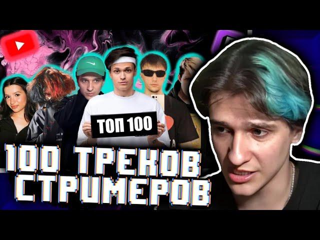 Мелшер смотрит: ТОП 100 КЛИПОВ СТРИМЕРОВ ПО ПРОСМОТРАМ НА YOUTUBE