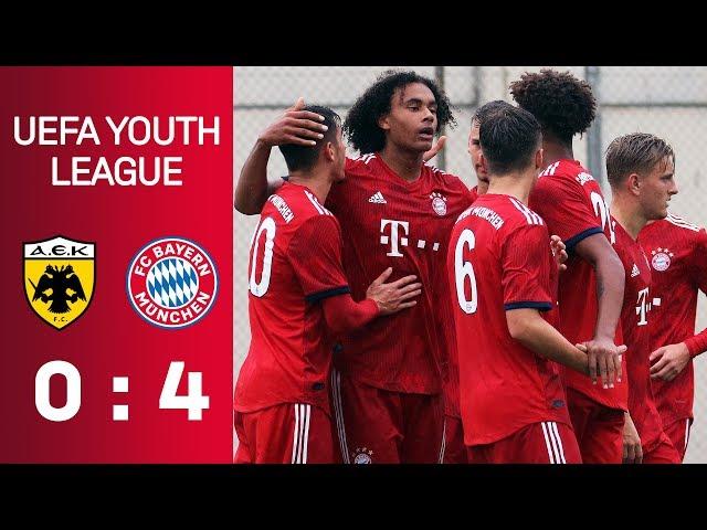 AEK Athens vs. FC Bayern 0-4 | Full Game | U19 UEFA Youth League - Matchday 3