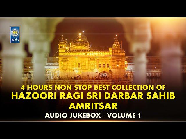 Hazoori Ragi Sri Darbar Sahib Amritsar | Gurbani Shabad Kirtan | Audio Jukebox Vol 1 | Amritt Saagar