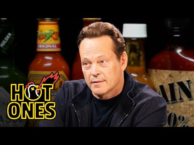 Vince Vaughn Catches a Hot Streak While Eating Spicy Wings | Hot Ones