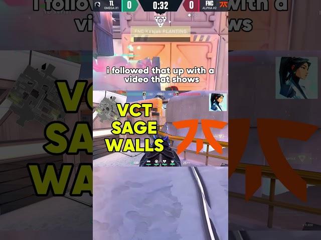 SAGE VCT WALLS ON ICEBOX #valorant #valorantclips #valoranthighlights #valorantmontage