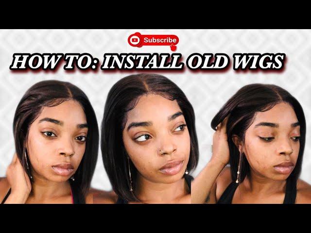 HOW TO REINSTALL OLD LACE WIGS! REVAMP YOUR OLD LACE FRONT WIG 2020 | FT VRZ BOB from AMAZON