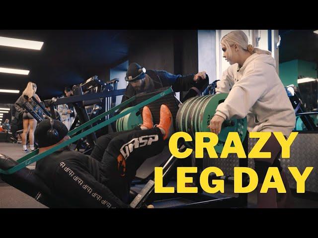 CRAZY LEG DAY WITH 2 BODYBUILDERS