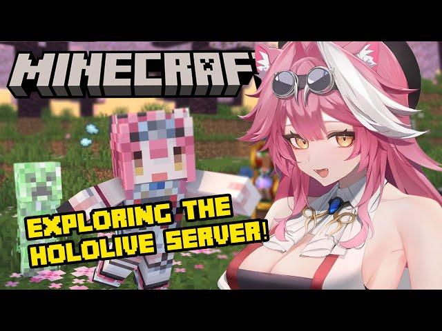 【MINECRAFT】 Let's explore Hololive Server! #CiaoRaora