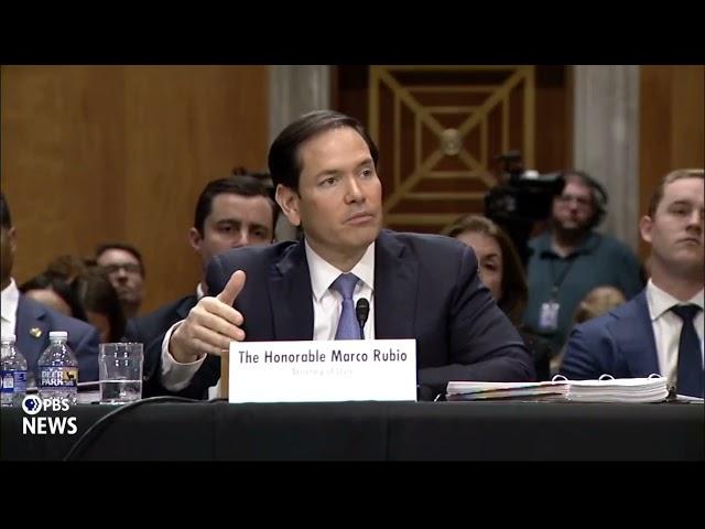 WATCH: ‘There's no deportation’ plan to get Gazans to other countries, Rubio says