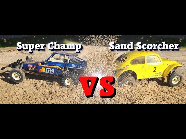 Tamiya Sand Scorcher vs Super Champ