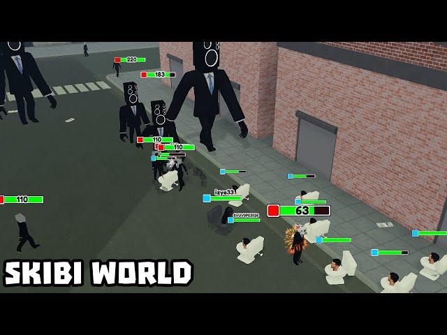 Roblox: Skibidi Toilets VS Cameramen (Real battles) █ Skibi World [BUZZSAW+] █