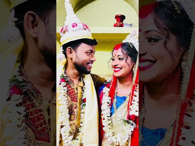 Manoj dey wedding with jyotishree //#shorts #manojdey #jyotishreemahato #wedding #couple
