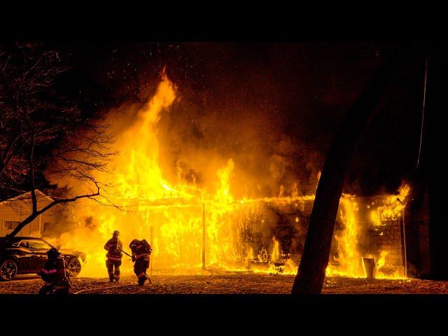 Pre Arrival FULLY INVOLVED STRUCTURE FIRE Brick New Jersey 2/23/24