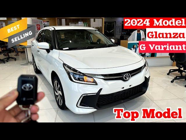 New 2024 Toyota Glanza G Variant Review | toyota glanza 2024 model |toyota glanza |glanza vs baleno