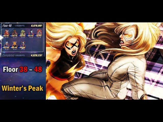 MSF Winter's Peak Floor 38 to 48 - Marvel Strike Force @if2pgames