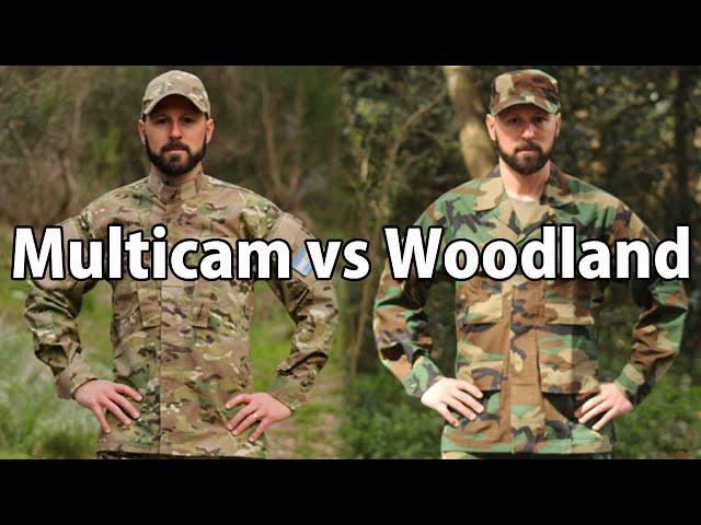 Multicam vs Woodland M81
