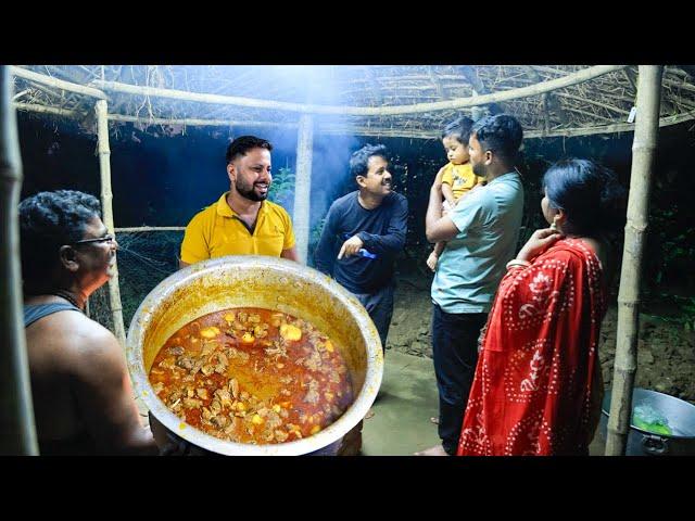 জন্মদিন স্পেশাল চুইঝাল দিয়ে হাঁসের মাংস রান্না | Village Style 12 kg Duck Curry Cooking |