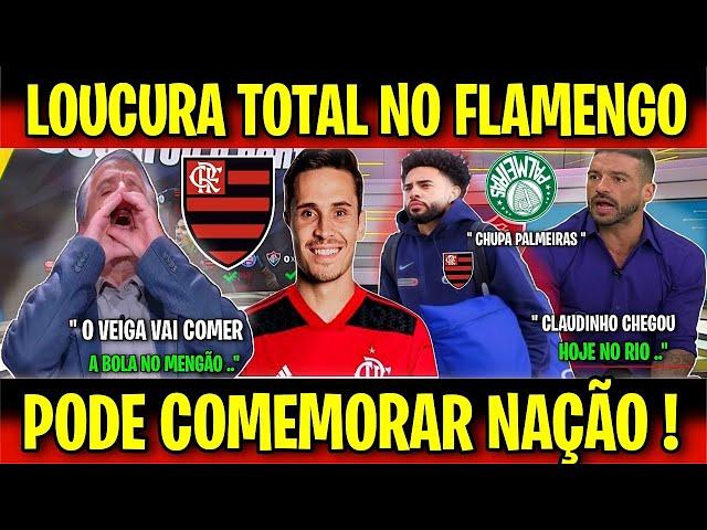 EXPL0SÃO TOTAL " O FLAMENGO ENLOQUECEU NO MERCADO DA BOLA! CLAUDINHO CHEGA PRA FAZER HISTÓRIA