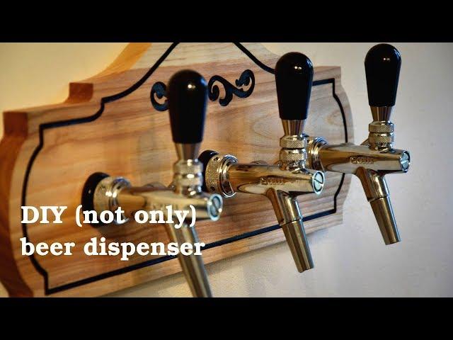DIY Beer dispenser (tap) on the wall in the kitchen (like in bar)