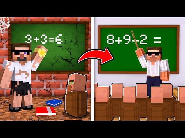 From Poor School to Rich School in Minecraft!