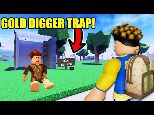 This Game Has A GOLD DIGGER TRAP! (Roblox)