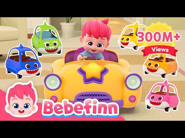 EP38 | Run Away Baby Car! | Baby Shark Doo Doo Doo | Bebefinn Songs for Kids | Nursery Rhymes