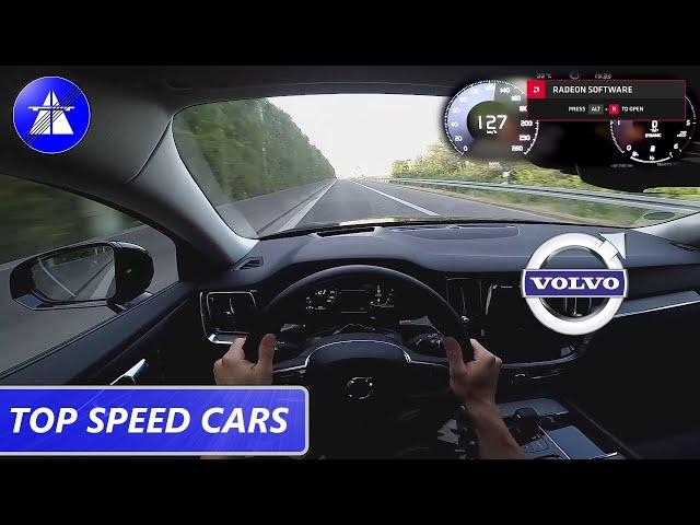 Volvo V60 Cross Country TOP SPEED DRIVE ON GERMAN AUTOBAHN