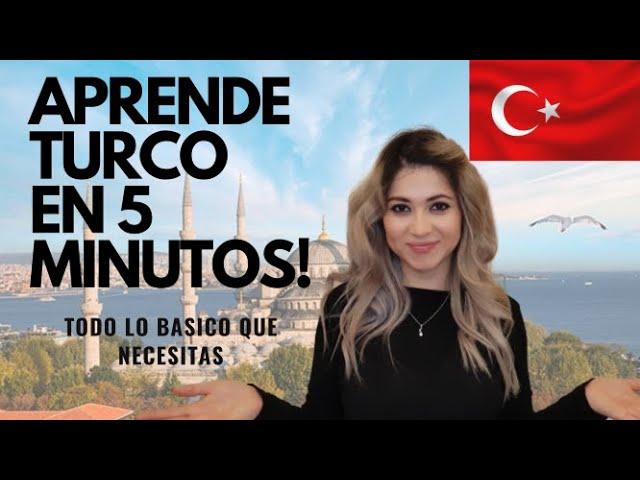 APRENDER TURCO EN 5 MIN | CLASES DE TURCO!!!