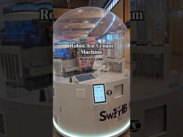 Robot Ice Cream machine in Auckland #icecream #robotarm #icecreammachine #robots #icecreamrolls