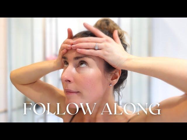 FOLLOW ALONG ANTI-AGING FACE YOGA: EYES, MARIONETTE LINES, JAWLINE & CHEEKS!