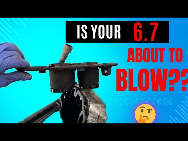 ONE 6.7 Powerstroke problem YOU do NOT want! #mechanic #fyp