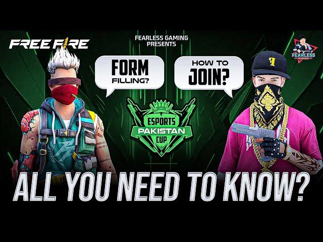 Freefire eSports Pakistan Cup | Guide Video | How Can I Join? | How Can I Fill Form? Play and Win