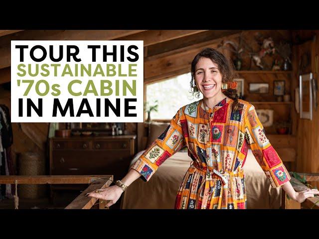 Tour This Sustainable ‘70s Cabin in Maine | Handmade Home Tour | HGTV Handmade