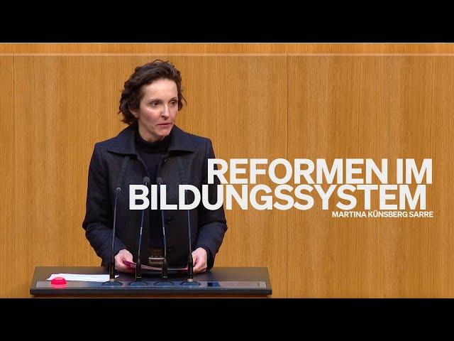 Reformen im Bildungssystem - Martina Künsberg Sarre