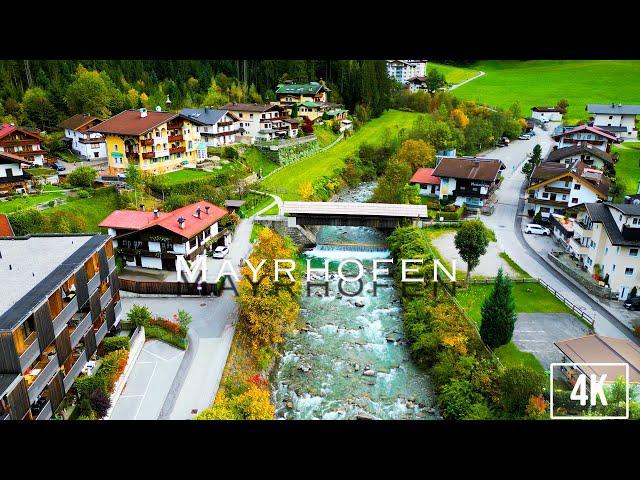 Mayrhofen, Austria: A Tranquil Drone Journey Over Alpine Splendor