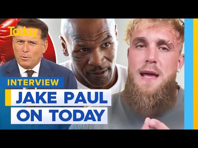 YouTube star Jake Paul chats to Today ahead of his fight with Mike Tyson | Today Show Australia