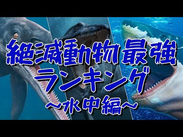 対決!!絶滅動物最強ランキング～水中編～