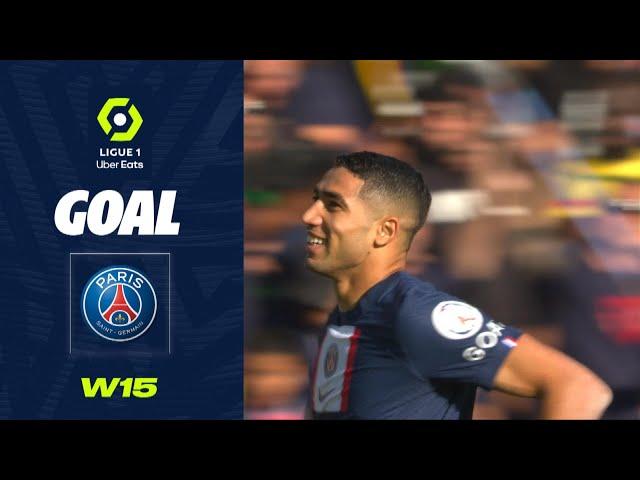 Goal Achraf HAKIMI (57' - PSG) PARIS SAINT-GERMAIN - AJ AUXERRE (5-0) 22/23