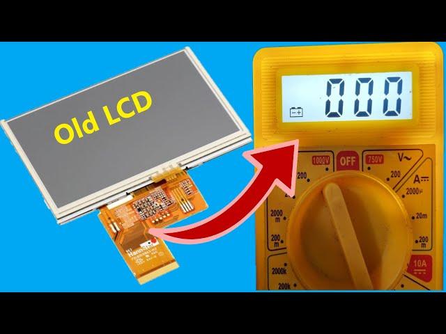 Upgrade Your Multimeter: Here's How You Can Make Backlight Using Old LCD Panels