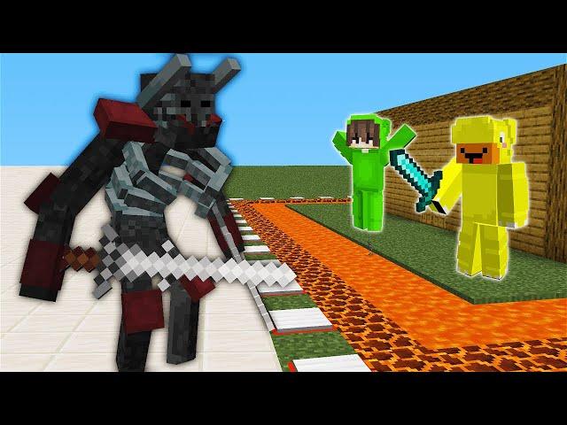 Mutant Wither Skeleton VS The MOST SECURE Minecraft House!