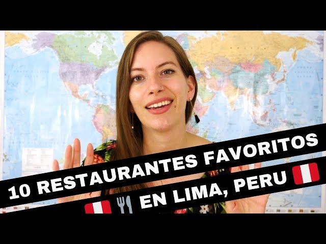 Los 10 mejores restaurantes de Lima, Perú